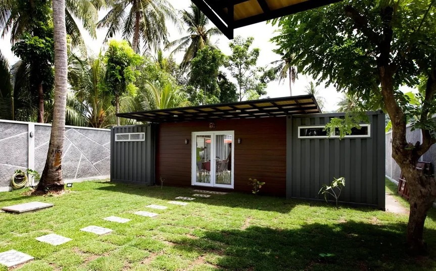集装箱度假屋|印度尼西亚用集装箱建造的现代度假屋